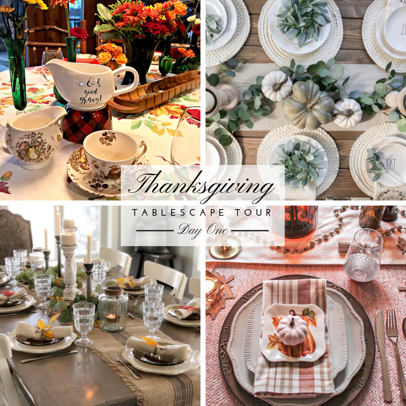 Thanksgiving Tablescape Tour – Day 1