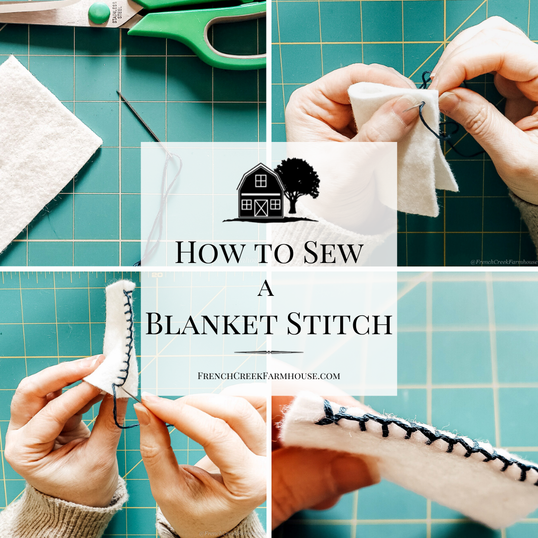 How to Sew a Blanket Stitch
