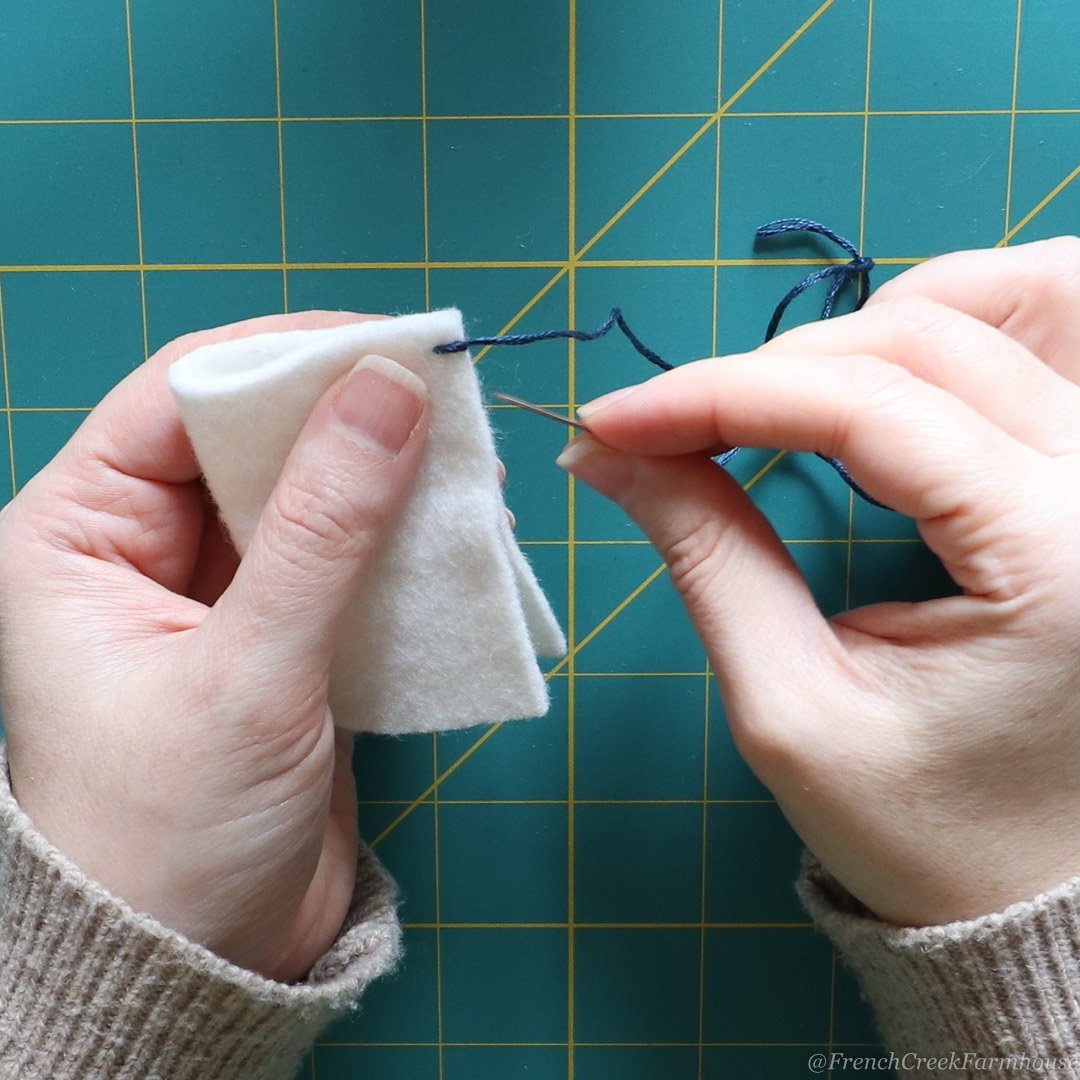 How to hand sew my stitches evenly such as stitching in a straight