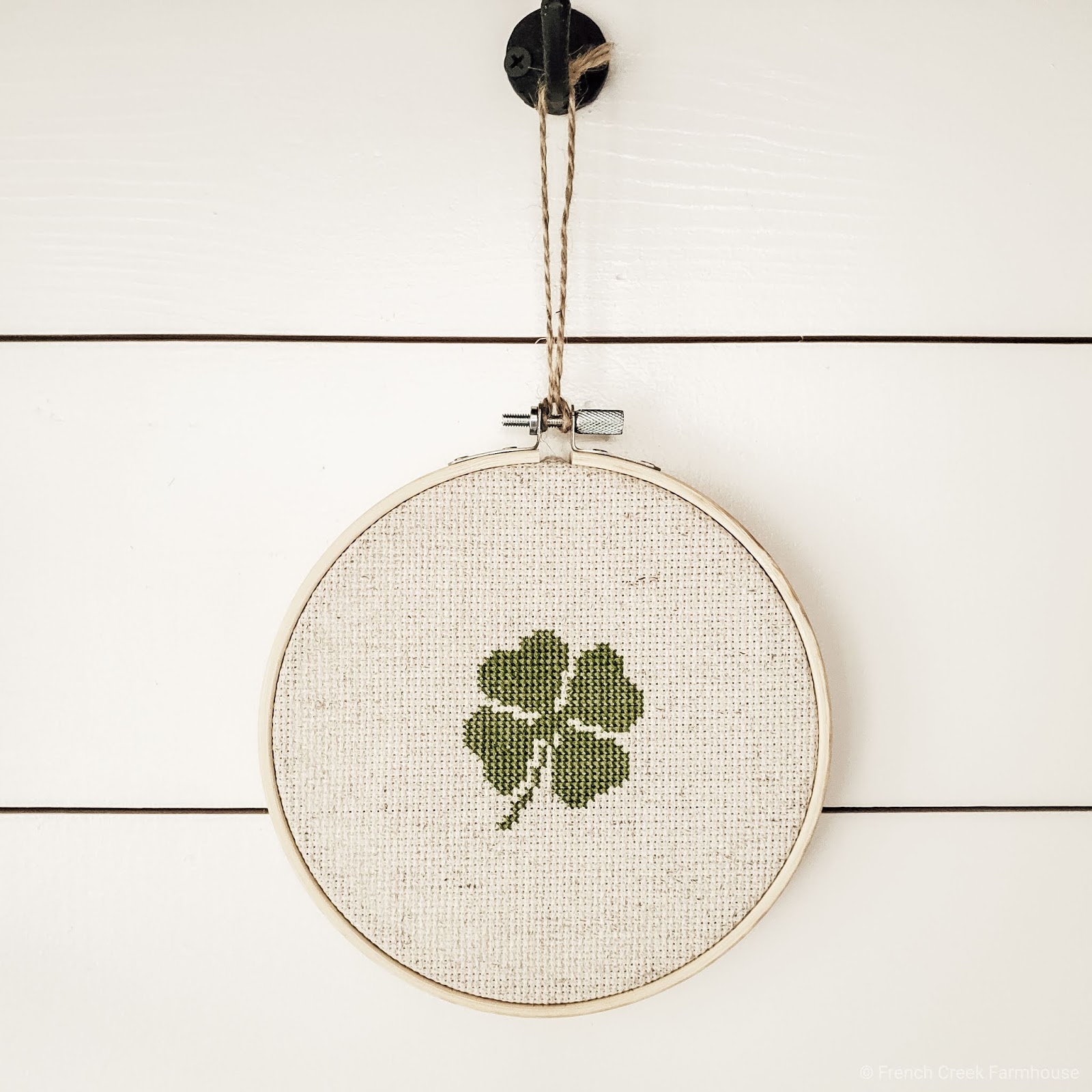 Cross Stitch Four Leaf Clover