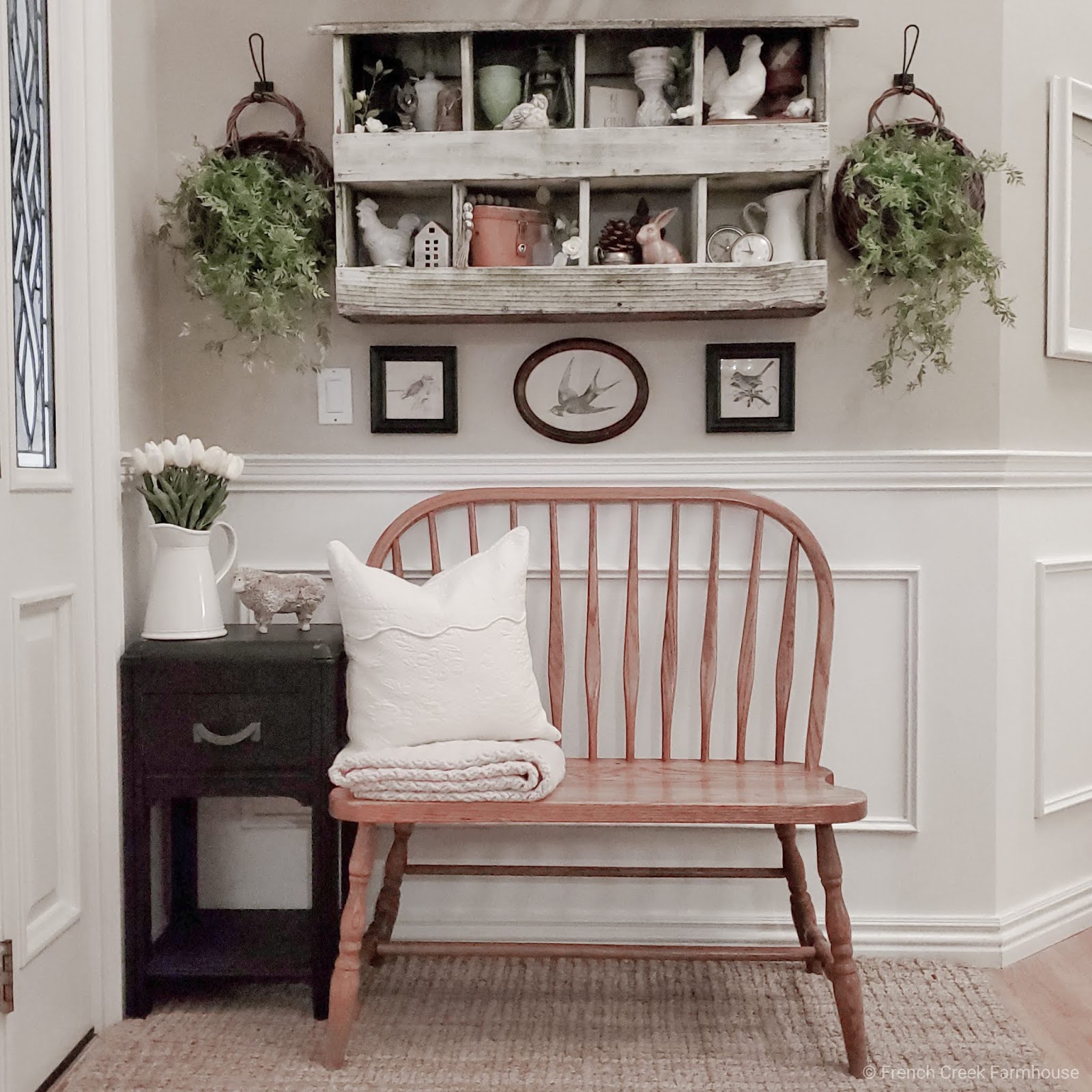 Vintage Farmhouse Entryway