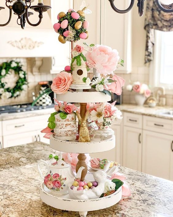 Easter Tiered Tray Ideas