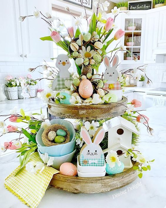 Easter Tiered Tray Ideas