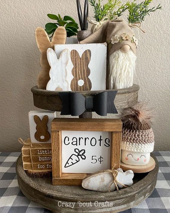 Easter Tiered Tray Ideas