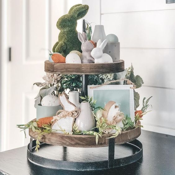 Easter Tiered Tray Ideas