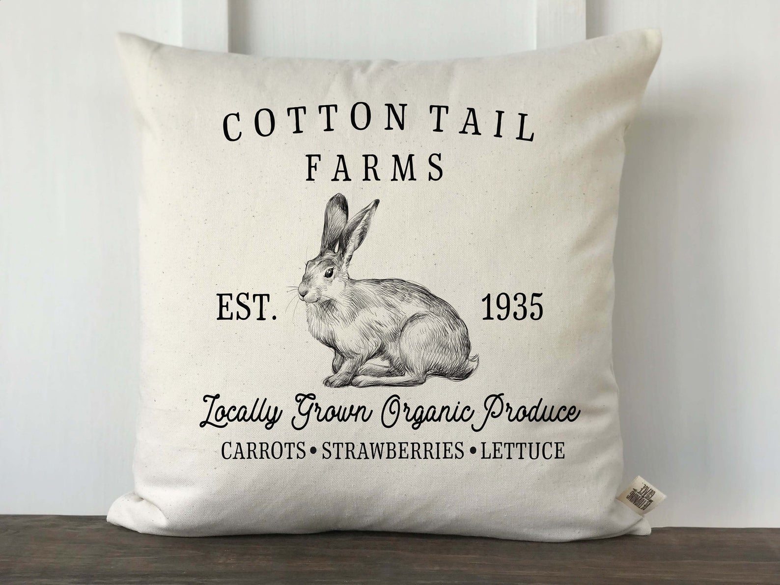 Cottontail Farms Easter Pillow
