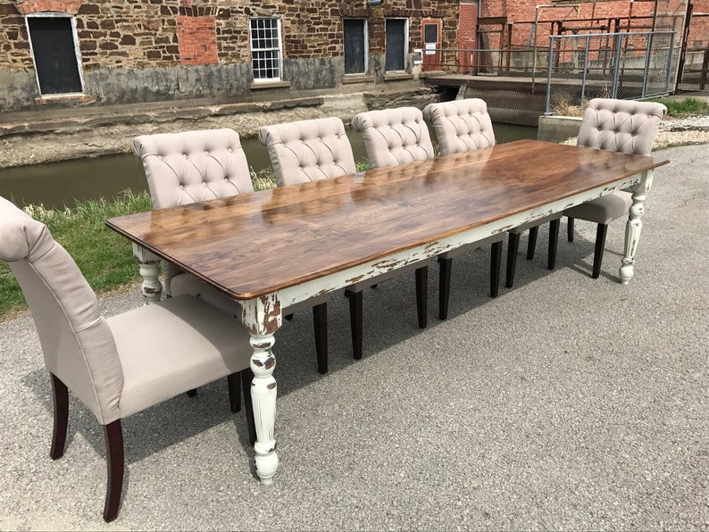 Chippy Farmhouse Dining Table