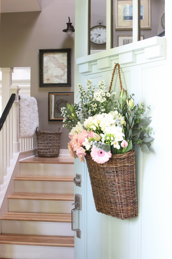 Pastel Green Front Door