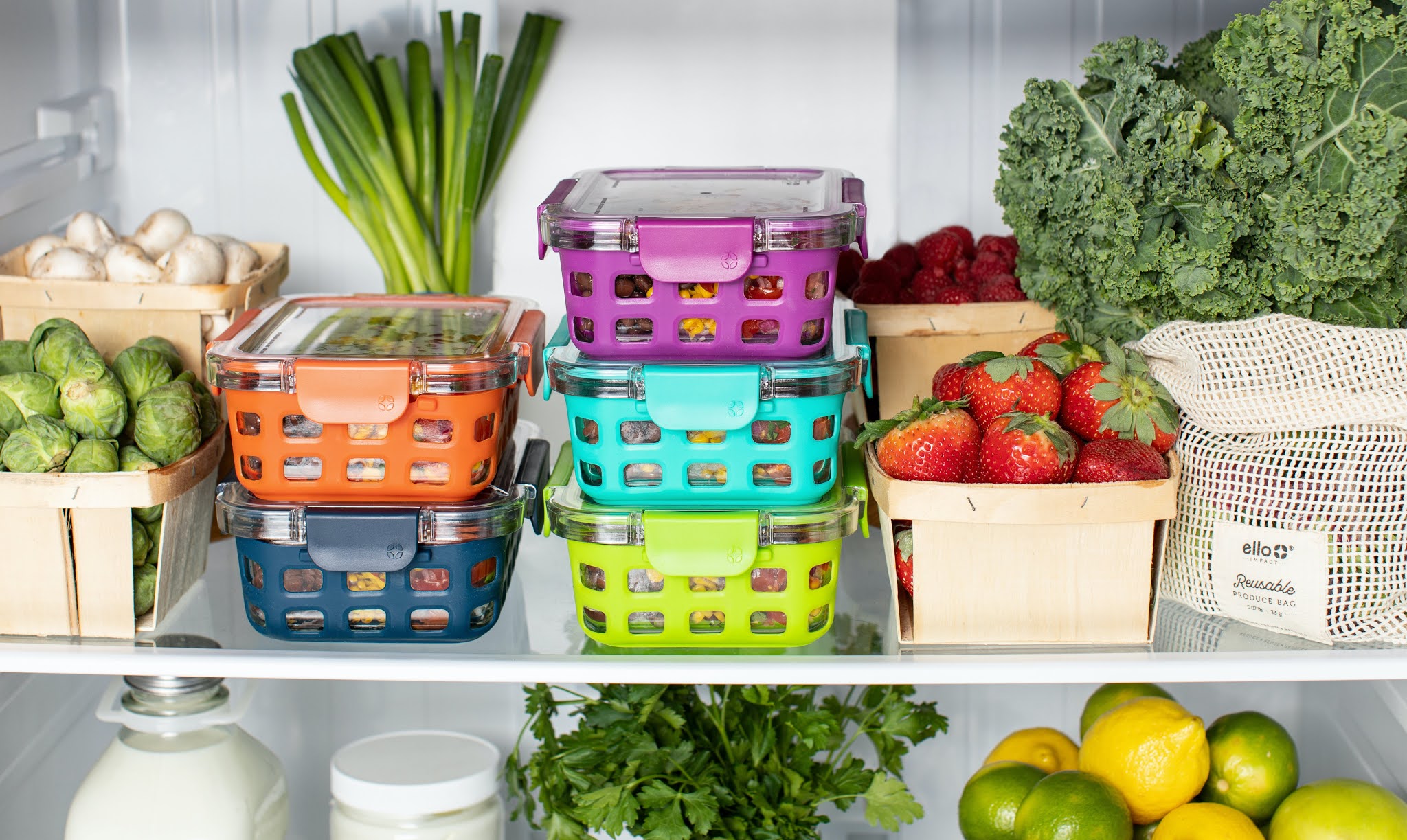 Organizing the fridge