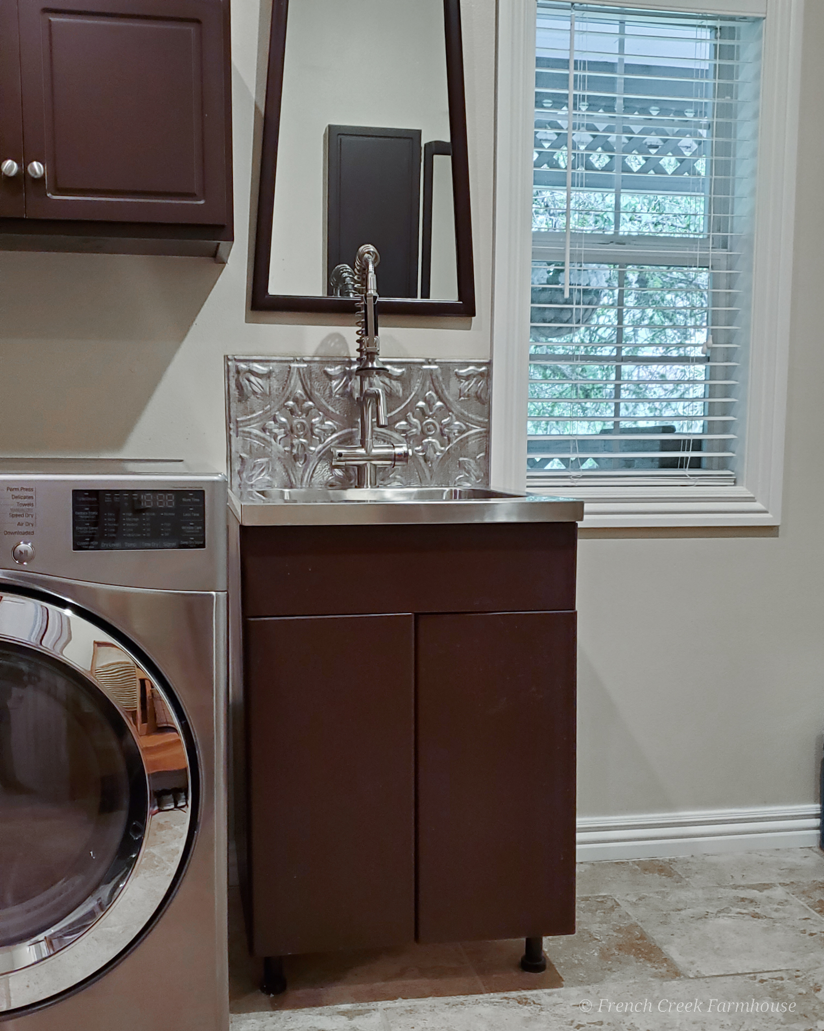 Utility Sink with Cabinet