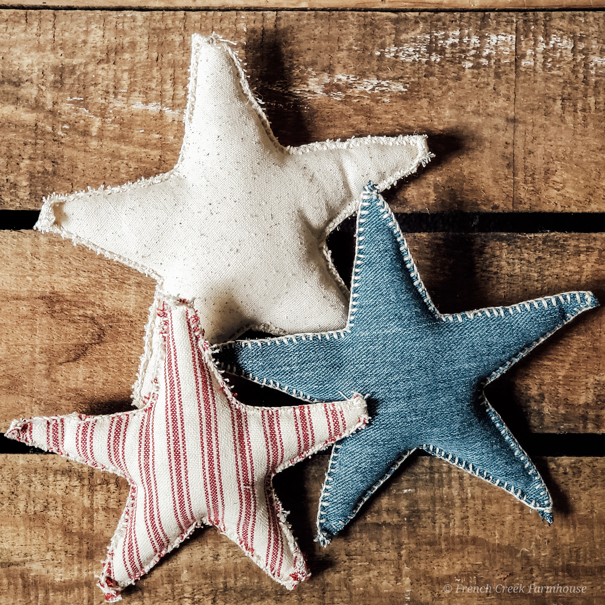 Patriotic Farmhouse Stars