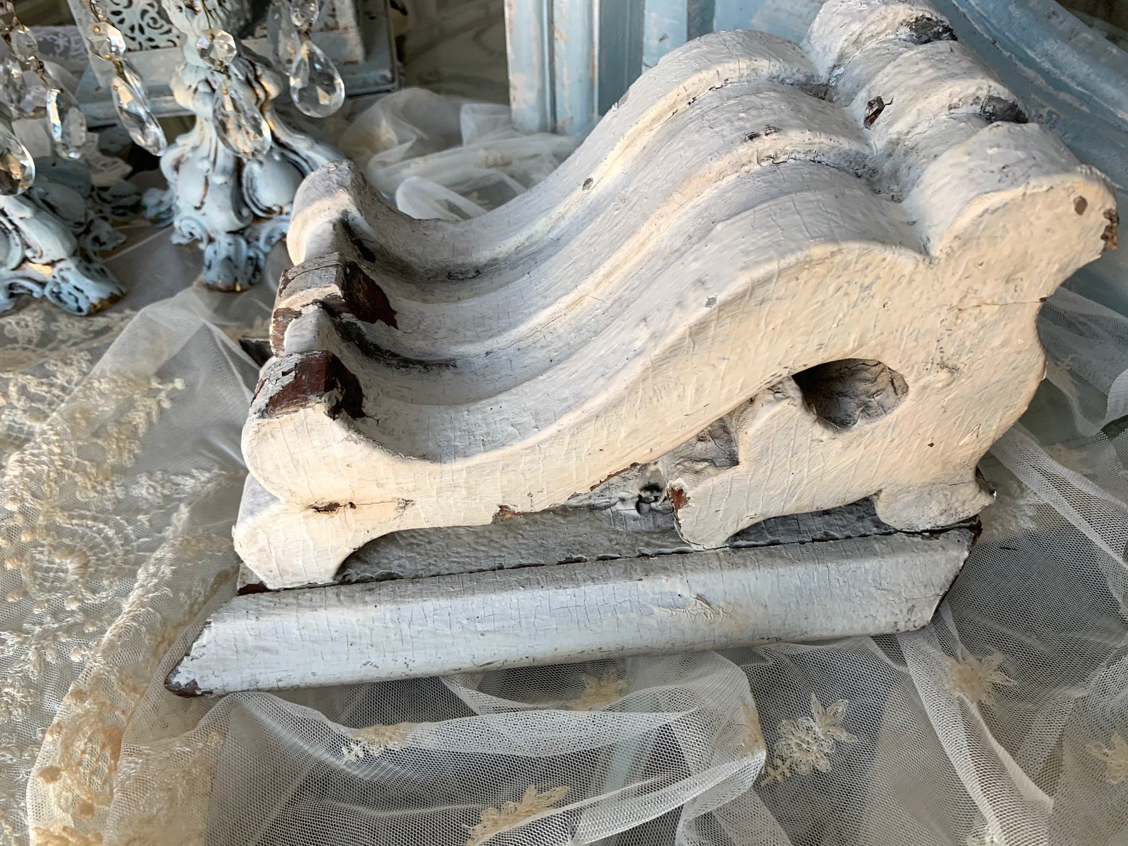 Chippy old corbels add a French country feel to your decor