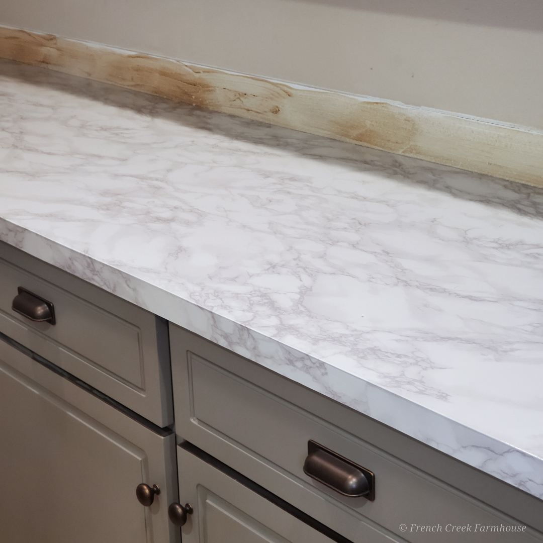 Laundry Room - Week Seven: Countertops...and a Ghost?? | French Creek ...