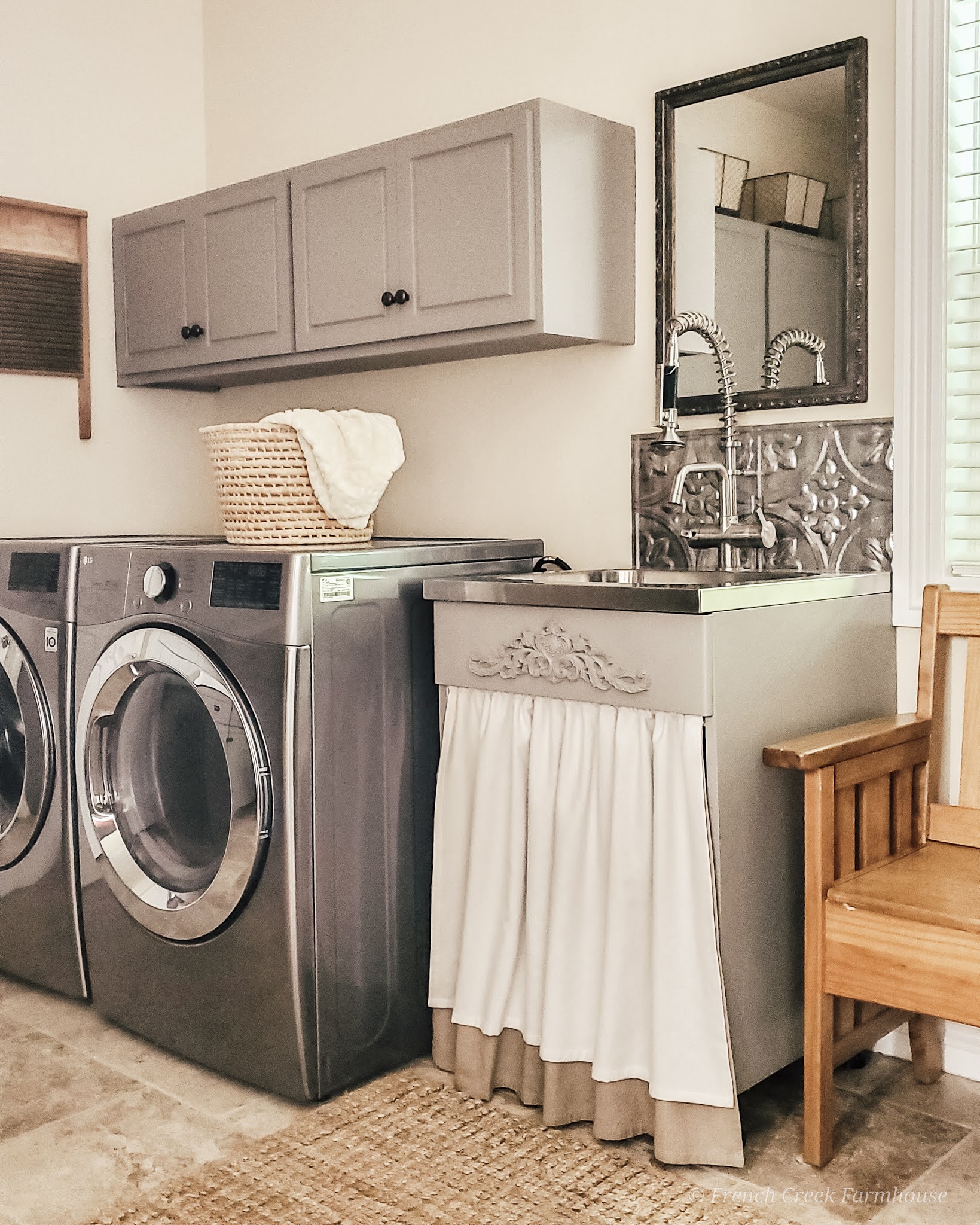 French Laundry Room Renovation