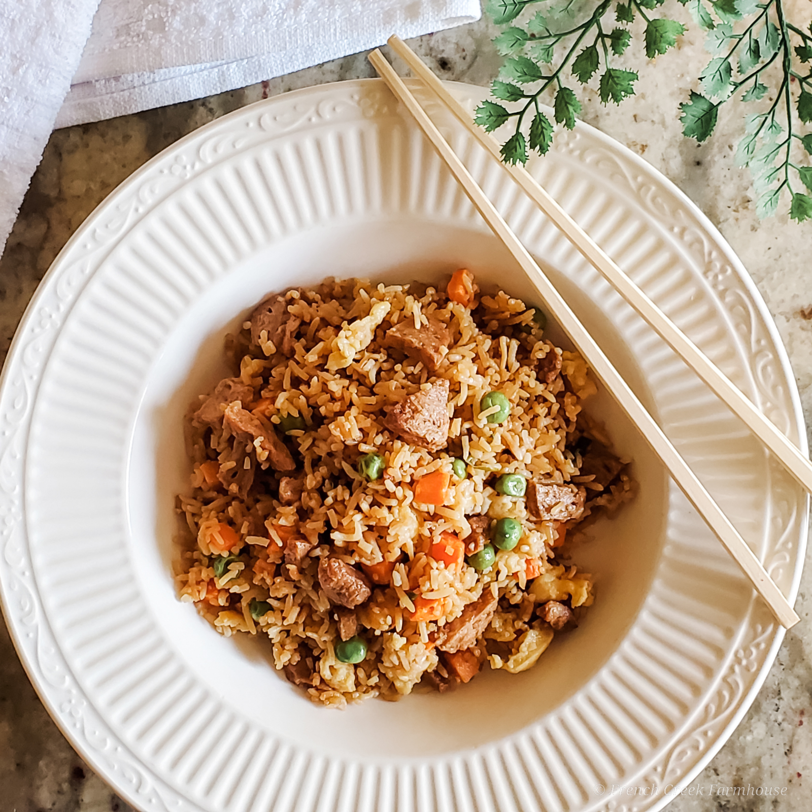 Make restaurant-quality fried rice in less time than it takes for delivery!
