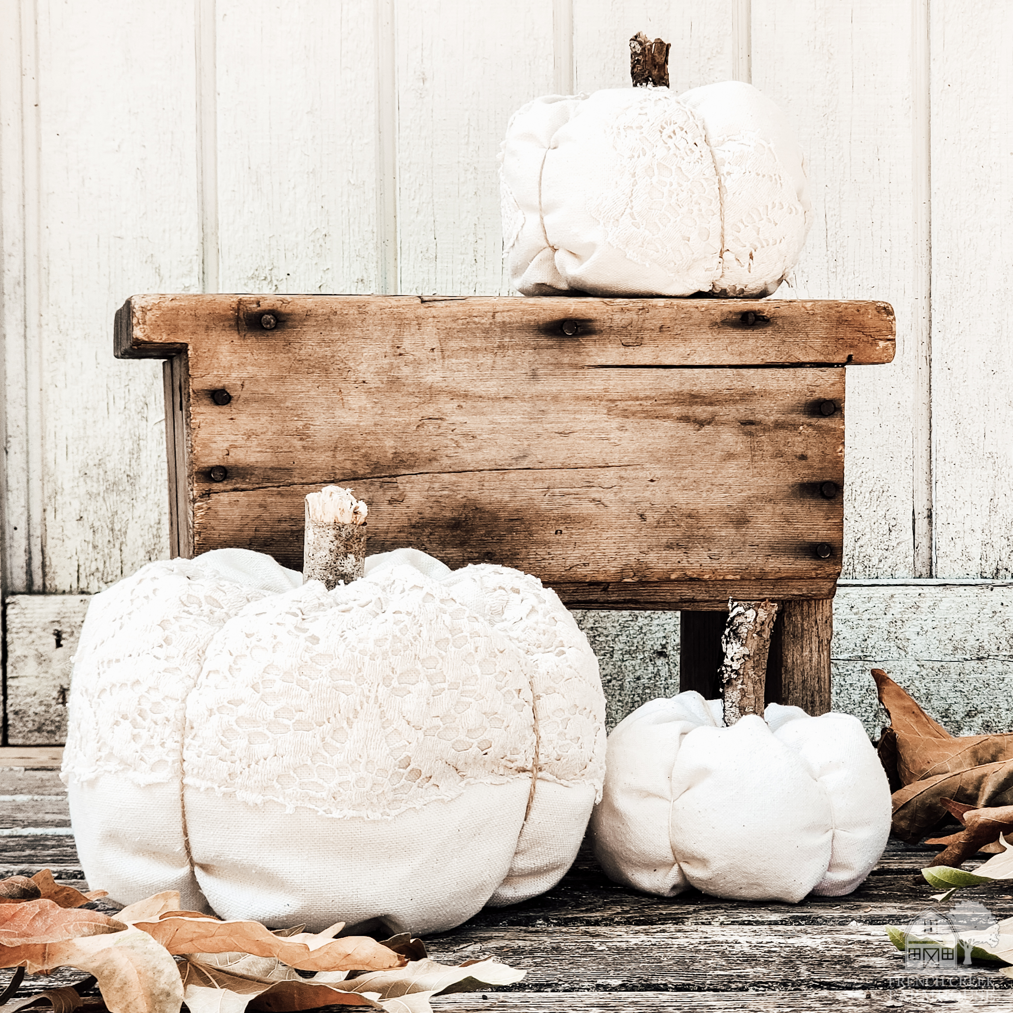 How to Make Farmhouse Fabric Pumpkins