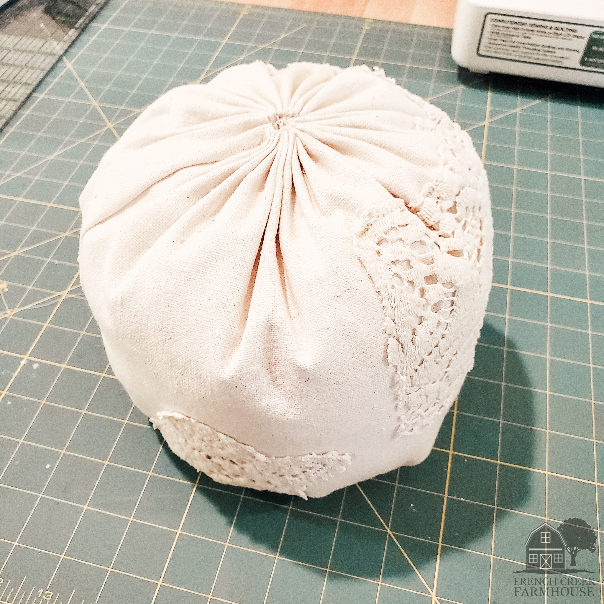 Start the process with a fabric ball