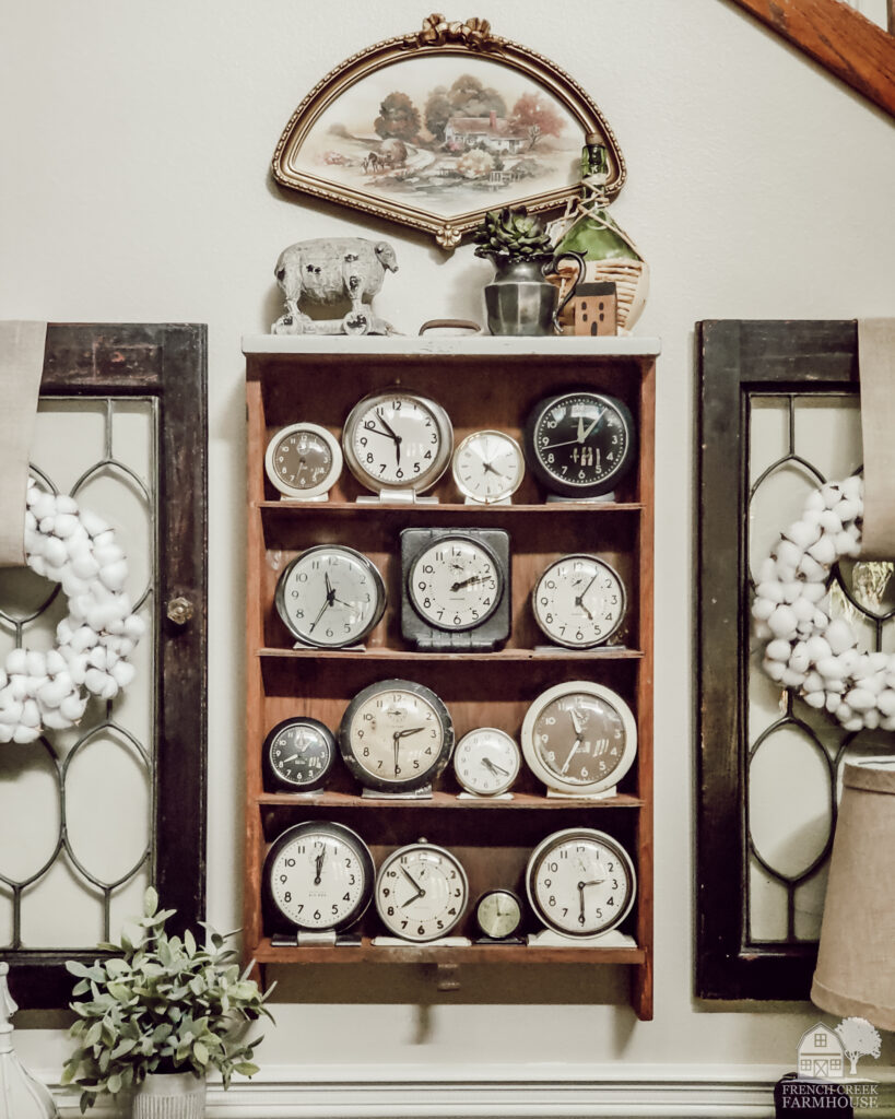 Vintage clocks and timepieces can serve as striking decor pieces while also reminding us of the passage of time and the changing seasons.