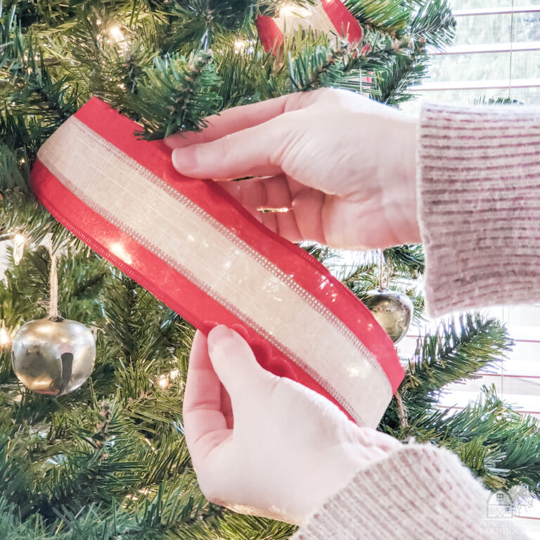 How to Add Ribbon to a Christmas Tree