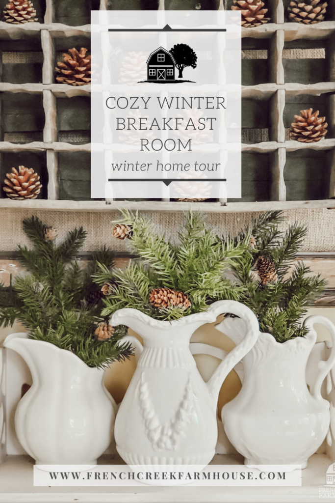 Get your breakfast room ready for wintertime with these cozy ideas from the walls to the tablescape!