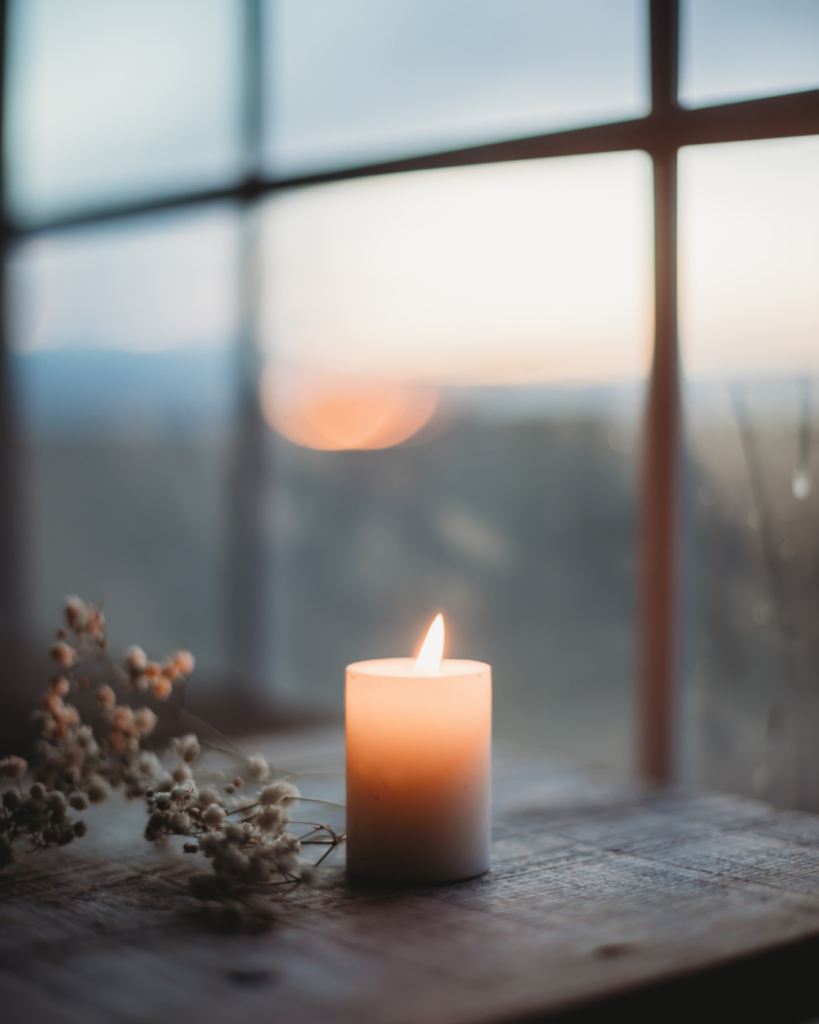 Candlelight is a wonderful way to add autumn vibes to your home without breaking the bank