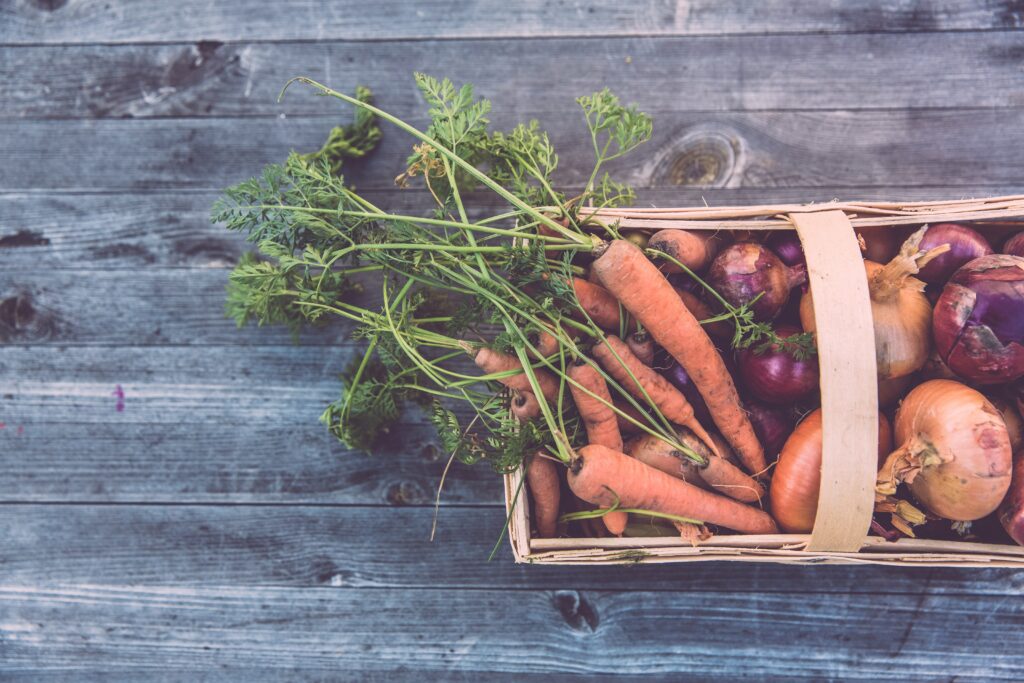 Growing certain vegetables during the winter can help to spread the workload over the course of the year.