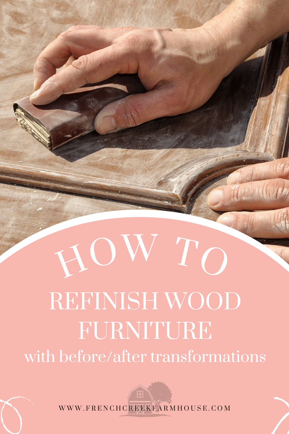 Learn how to refinish wood furniture with this step-by-step guide, including a photo collection of before-and-after inspiration!