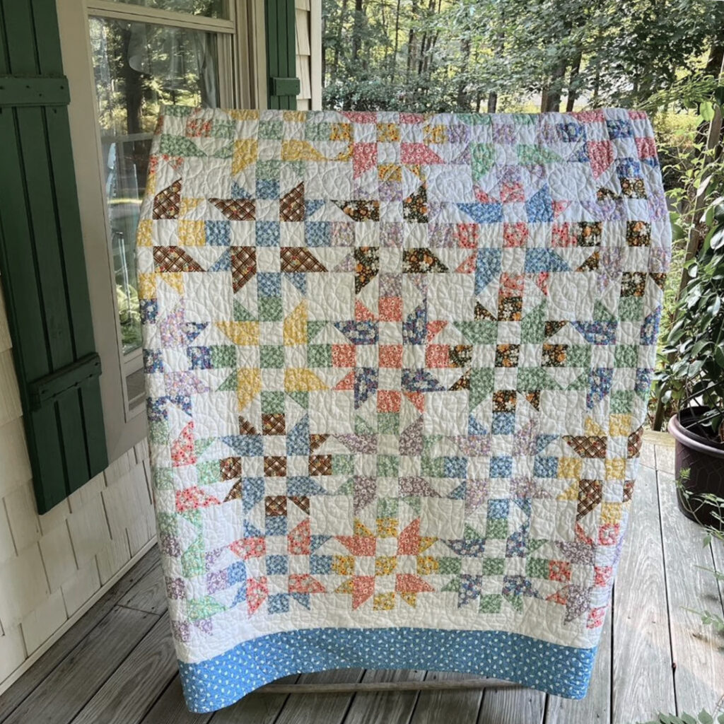 Vintage quilts are quintessential additions to your cozy fall decor.
