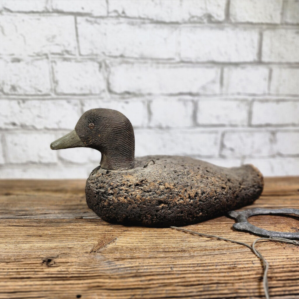 Wooden duck decoys, steeped in tradition and rustic charm, make for exquisite vintage fall decor.