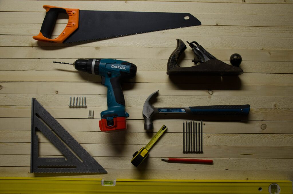 Basic DIY skills means knowing how to use basic tools around your home