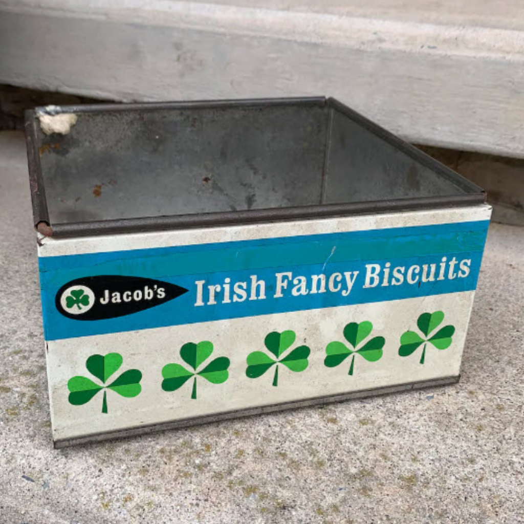 Vintage Irish biscuit tin