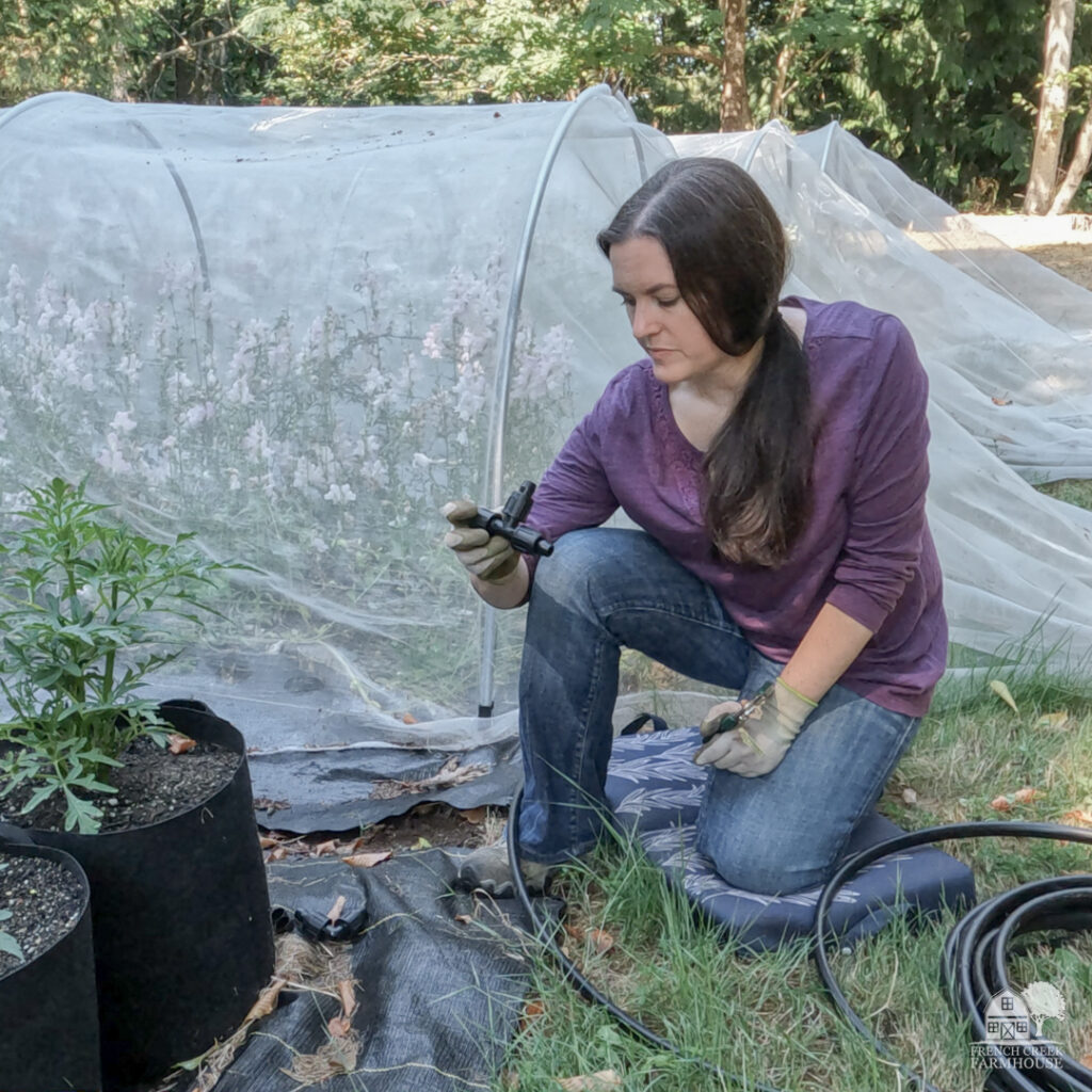 Installing drip irrigation is easier than you think and will save you both time and money while growing your farm